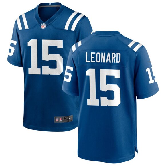 Mens Youths Kids Womens Riley Leonard Blue Stitched Jersey